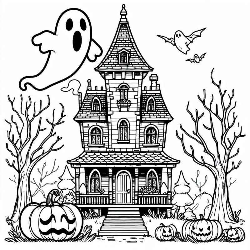 Halloween Ausmalbilder 356