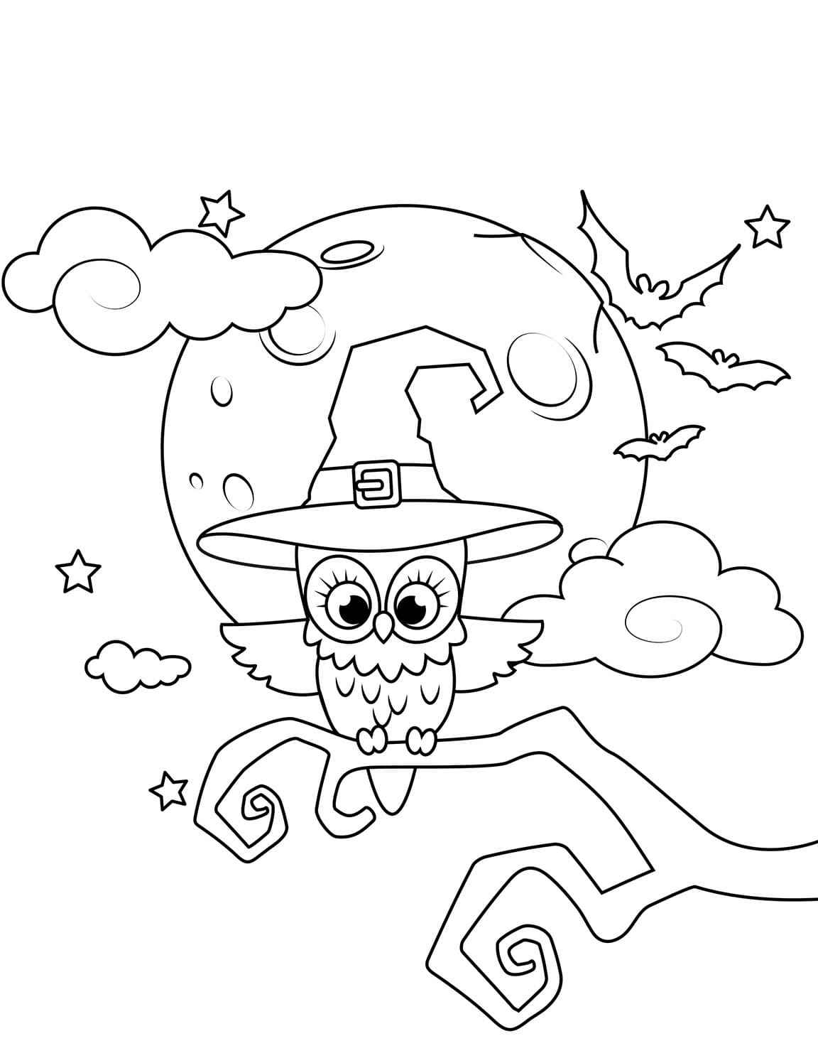 Halloween Ausmalbilder 490