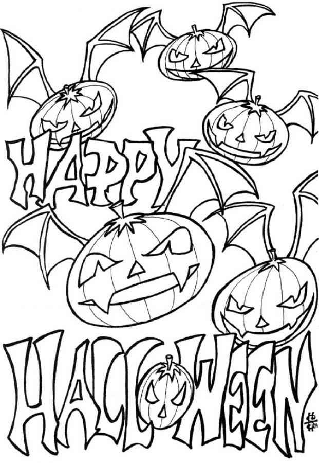 Halloween Ausmalbilder 877