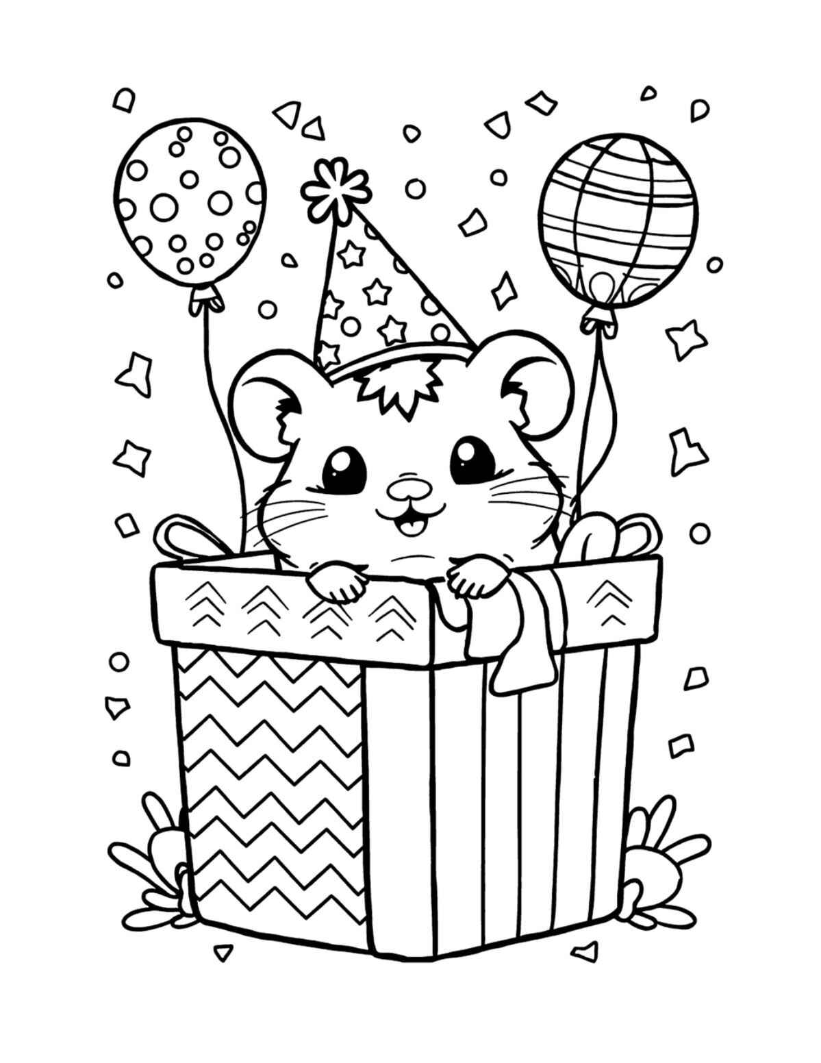 Hamster Ausmalbilder 145