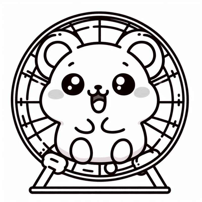 Hamster Ausmalbilder 191