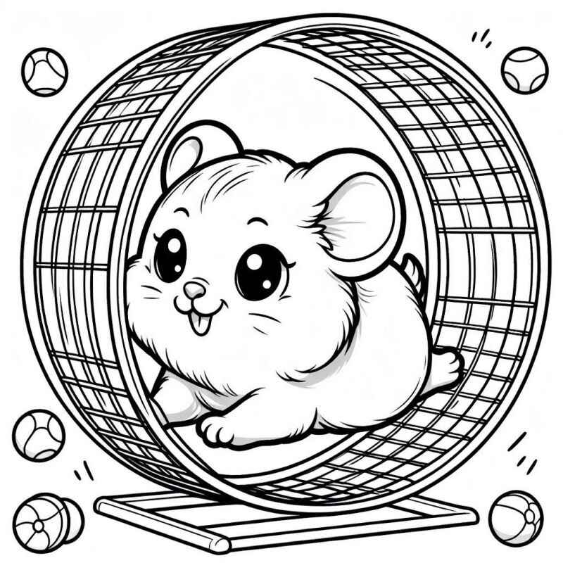 Hamster Ausmalbilder 256