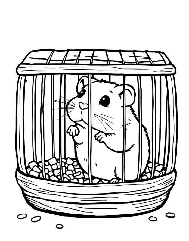 Hamster Ausmalbilder 266