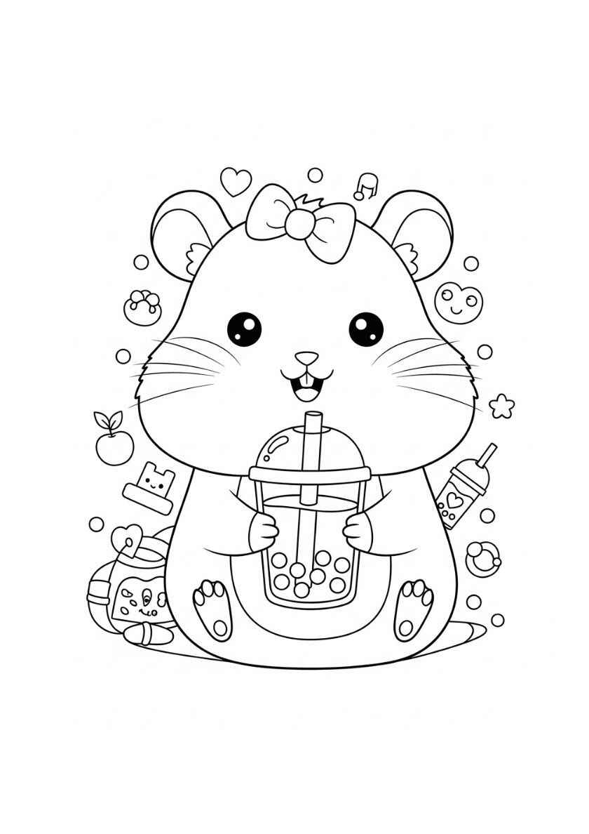 Hamster Ausmalbilder 362