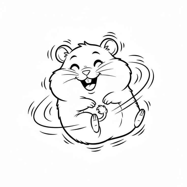 Hamster Ausmalbilder 411