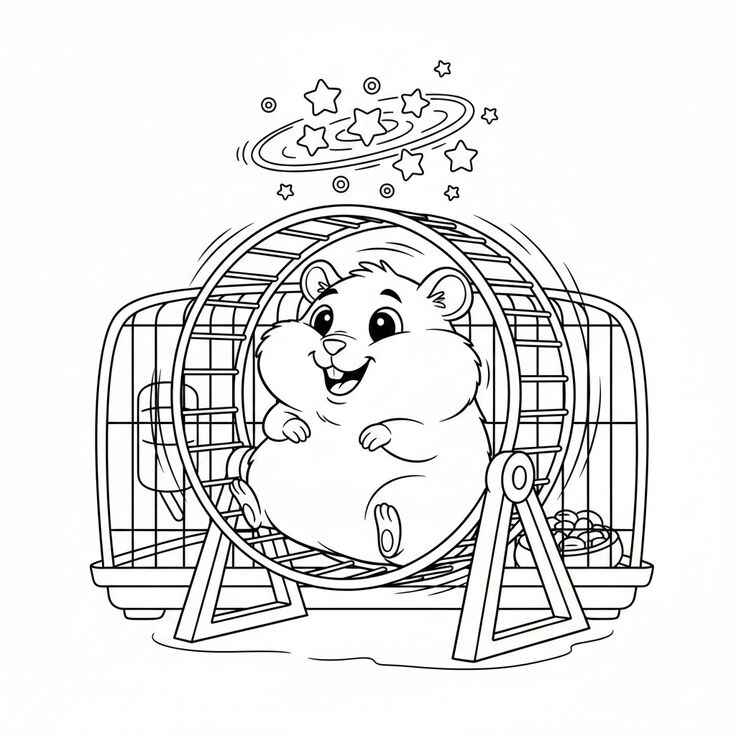 Hamster Ausmalbilder 416