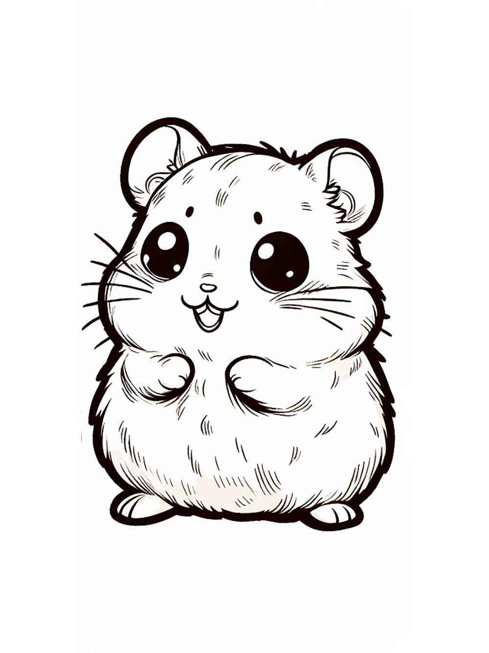 Hamster Ausmalbilder 443