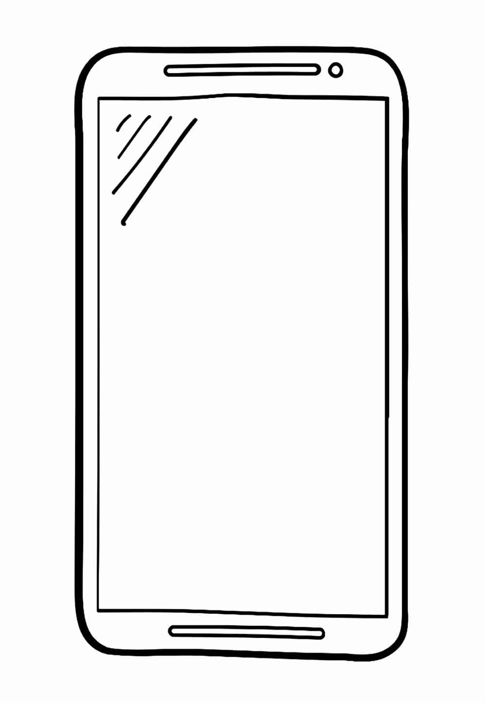 Handy Ausmalbilder 123