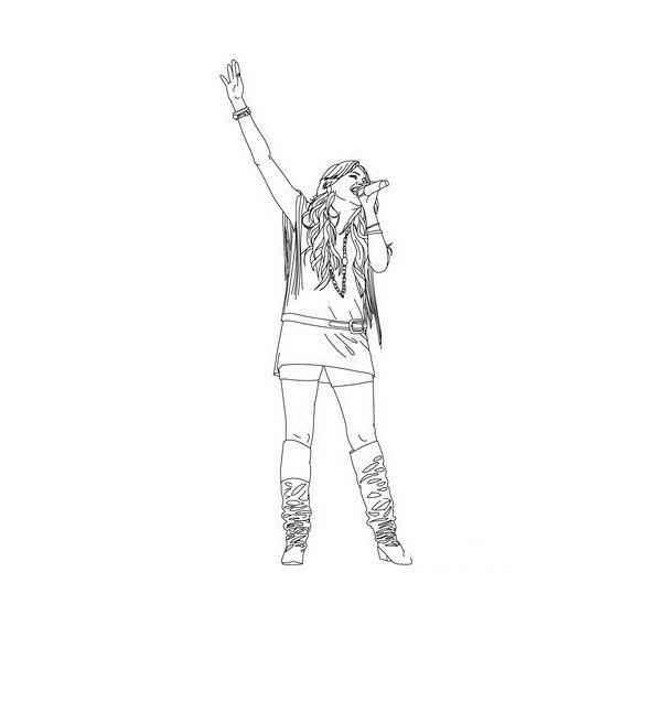 Hannah Montana Ausmalbilder 974