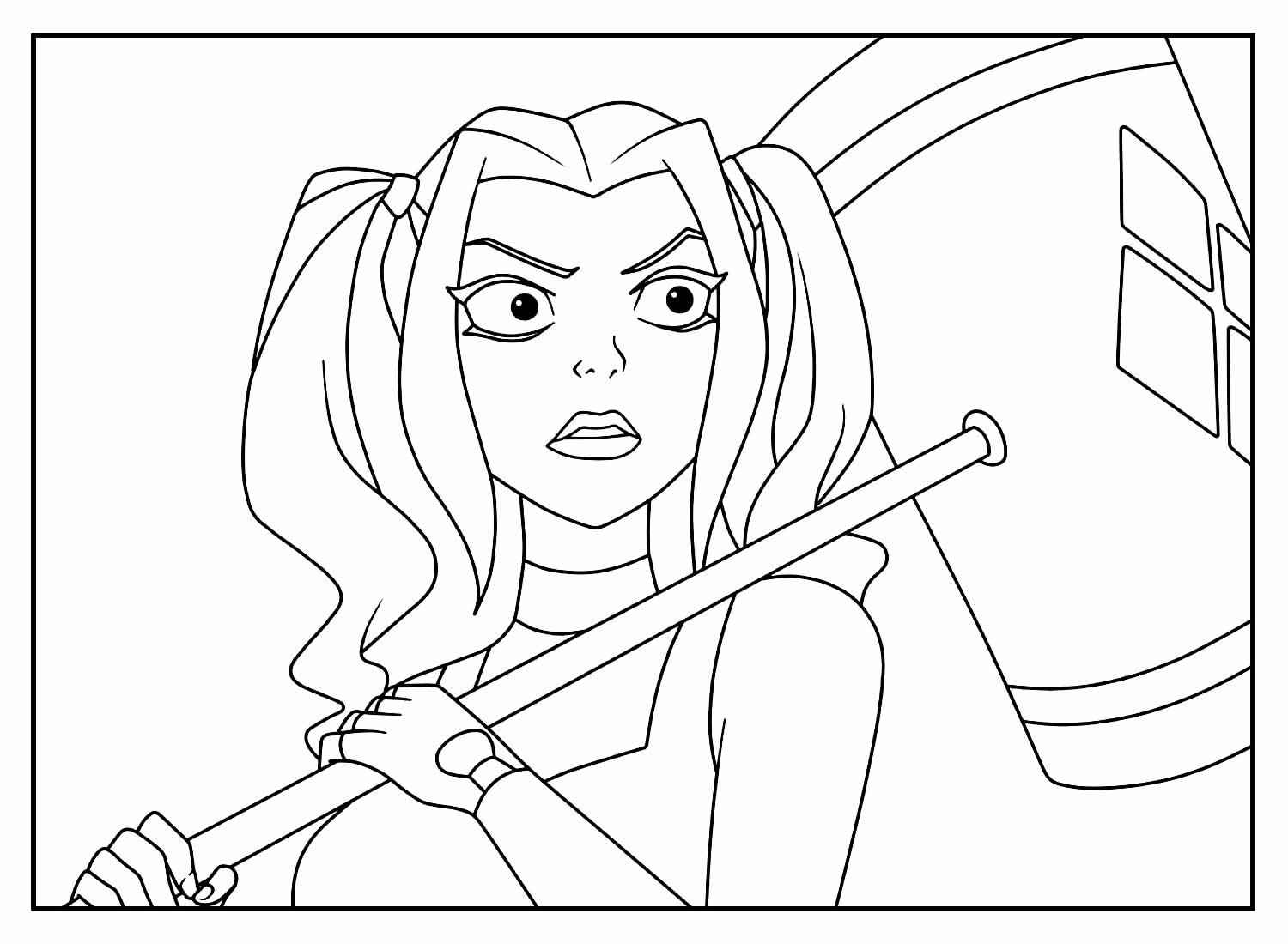 Harley Quinn Ausmalbilder 126