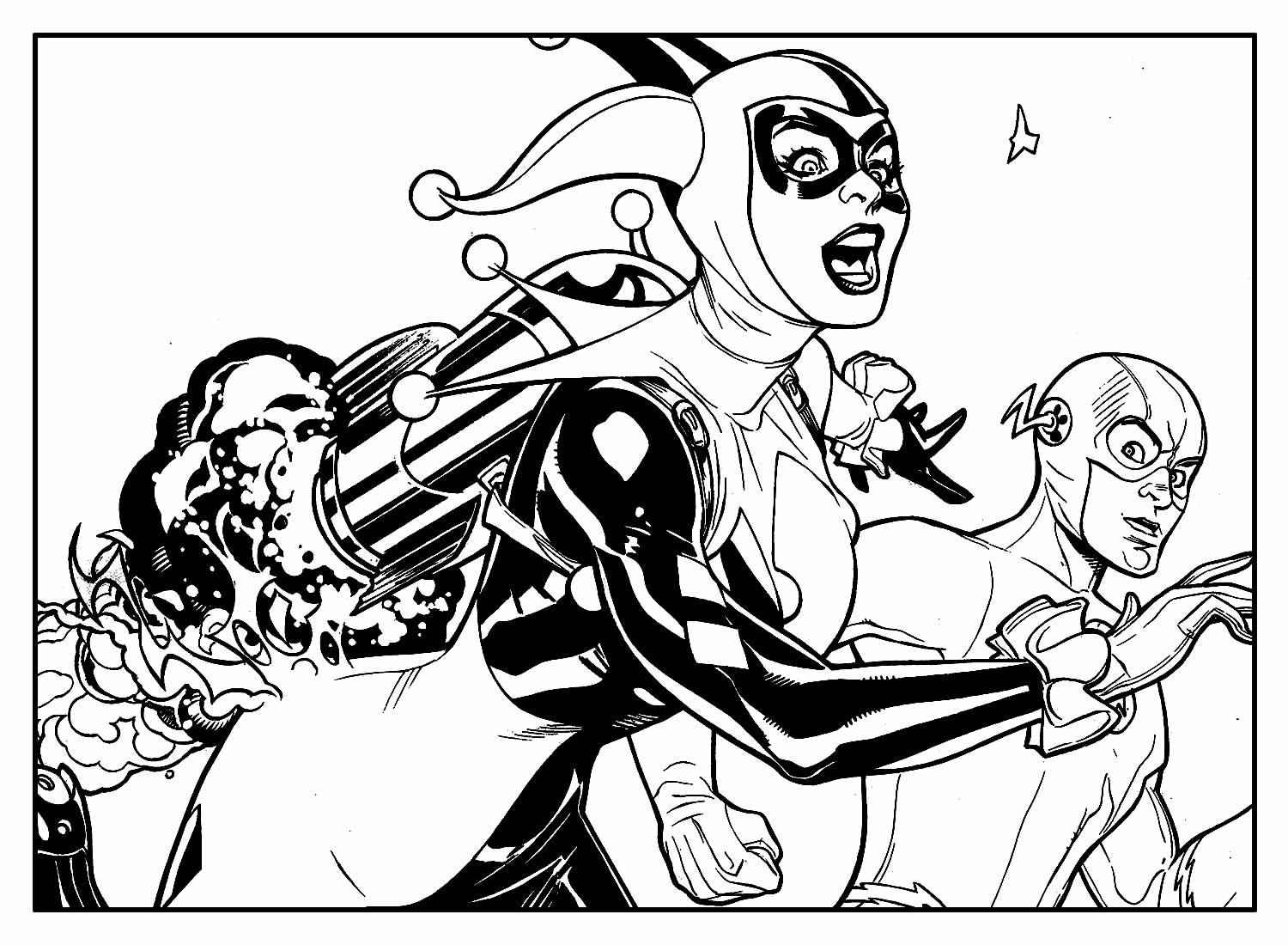 Harley Quinn Ausmalbilder 211