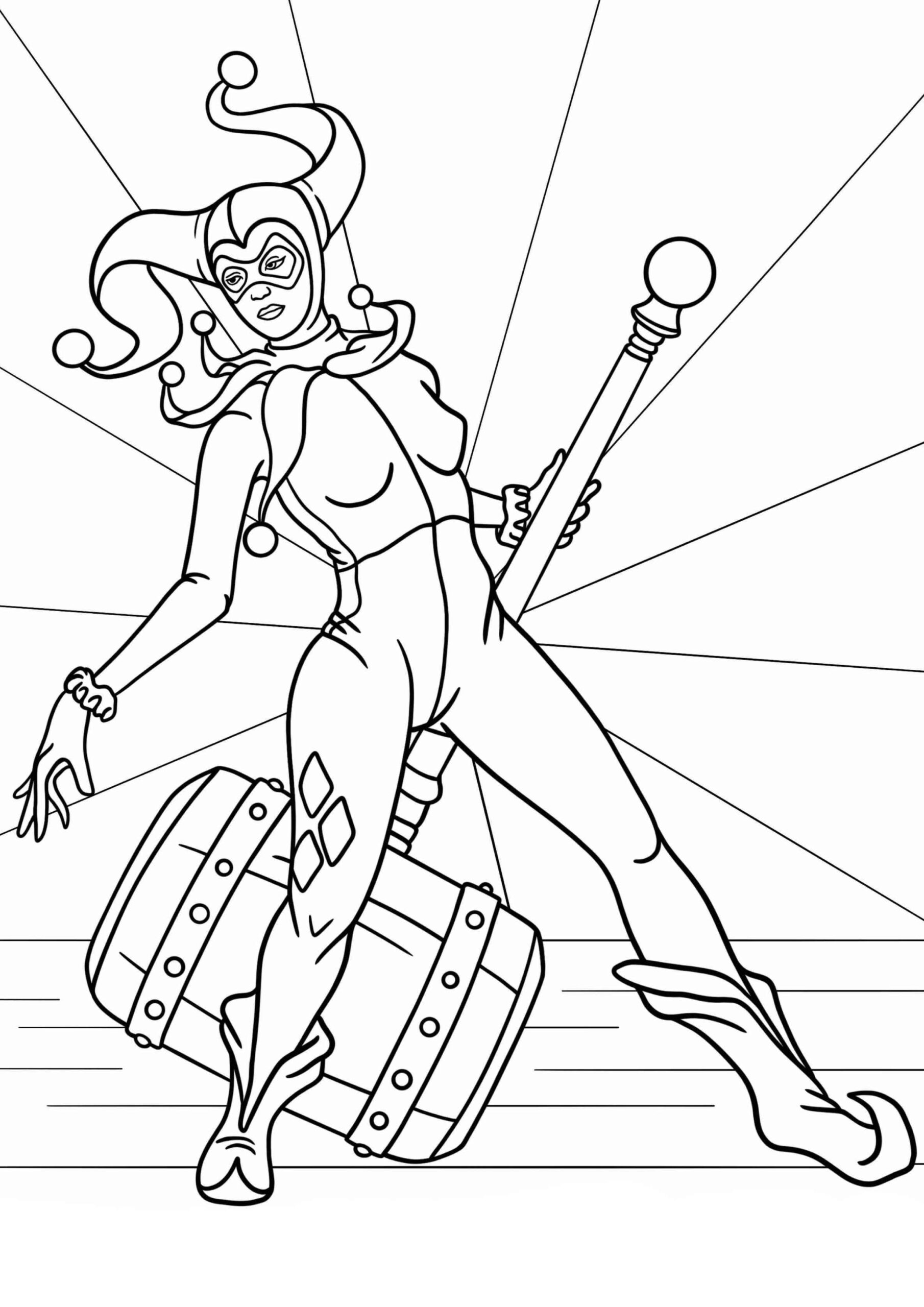Harley Quinn Ausmalbilder 294