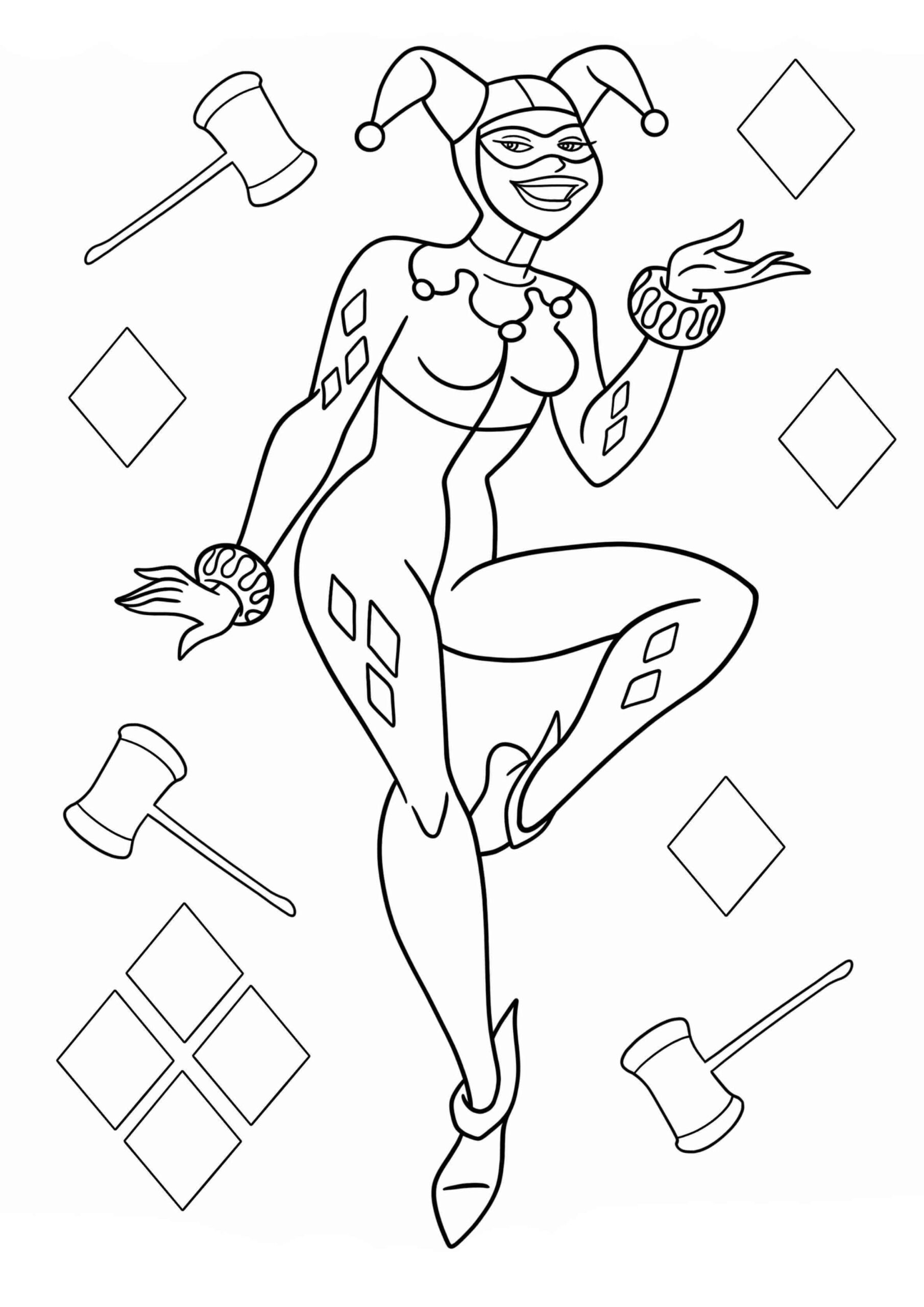 Harley Quinn Ausmalbilder 316