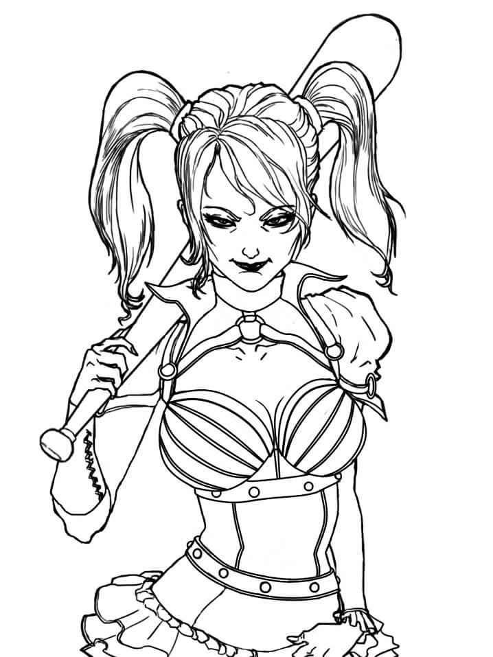 Harley Quinn Ausmalbilder 409
