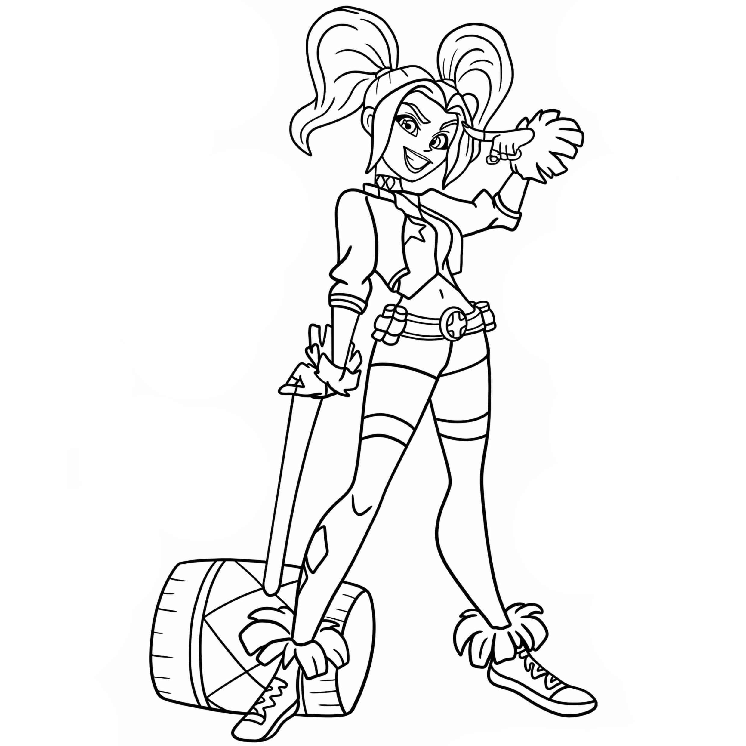 Harley Quinn Ausmalbilder 547