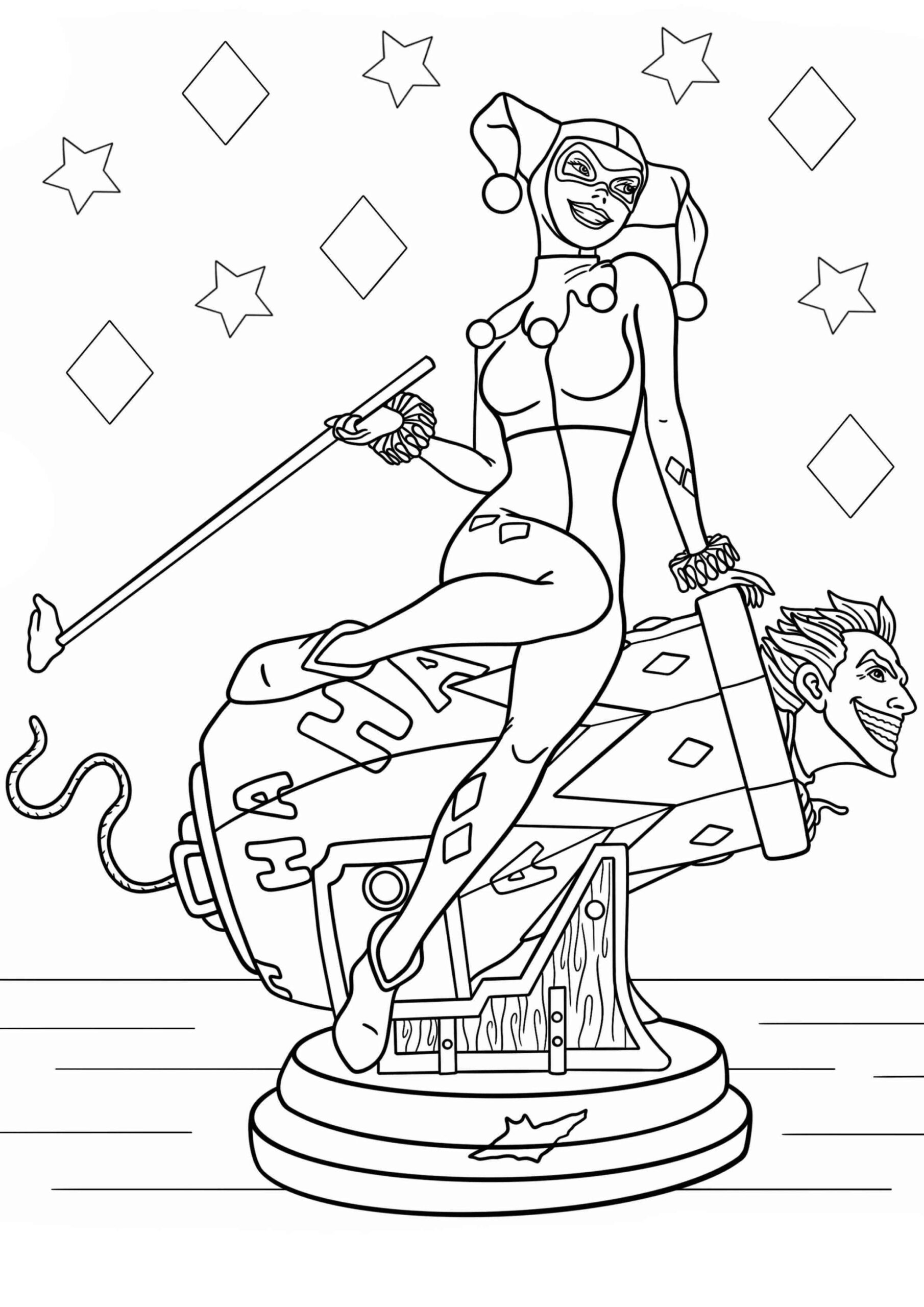 Harley Quinn Ausmalbilder 566