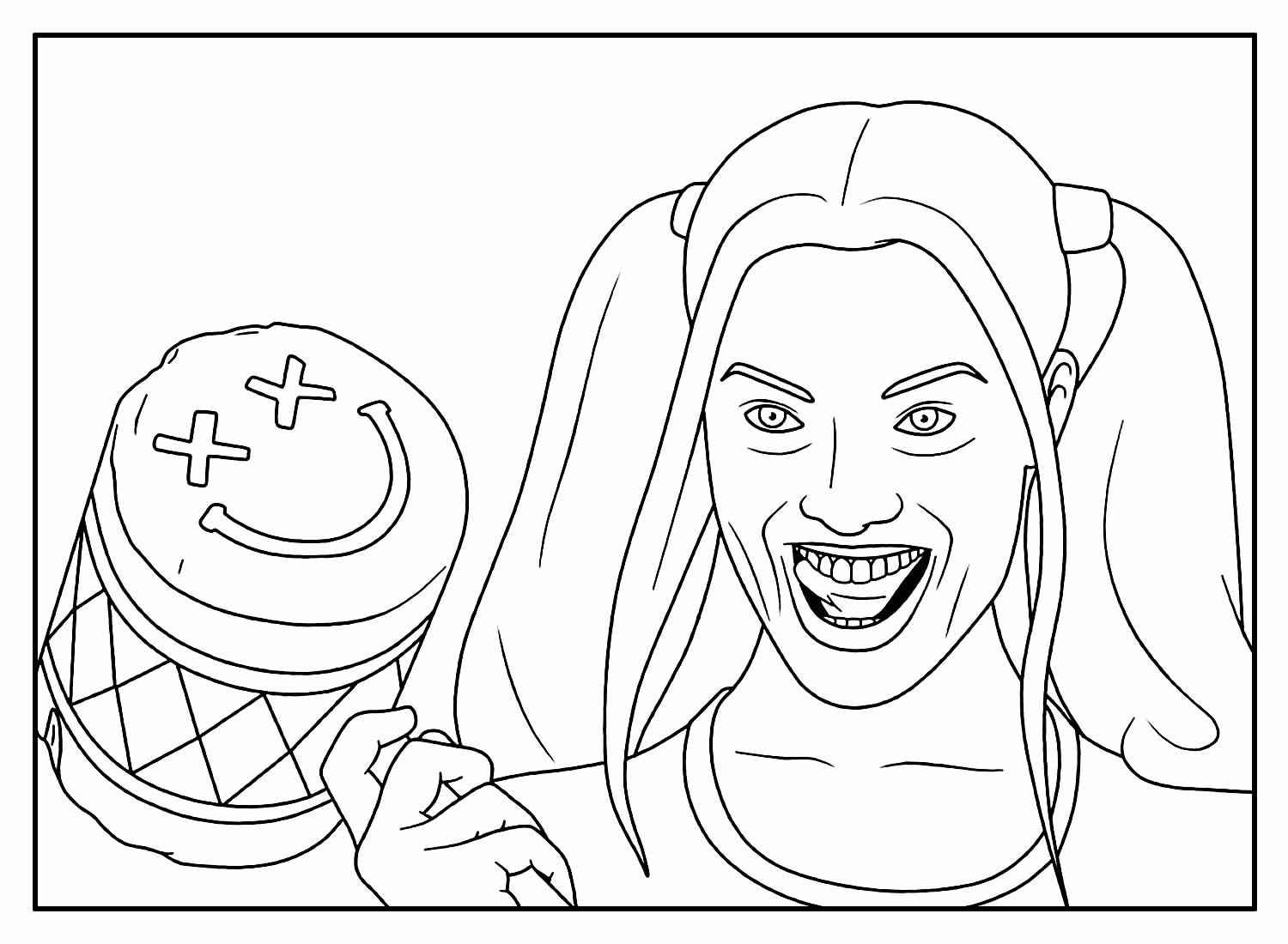 Harley Quinn Ausmalbilder 628