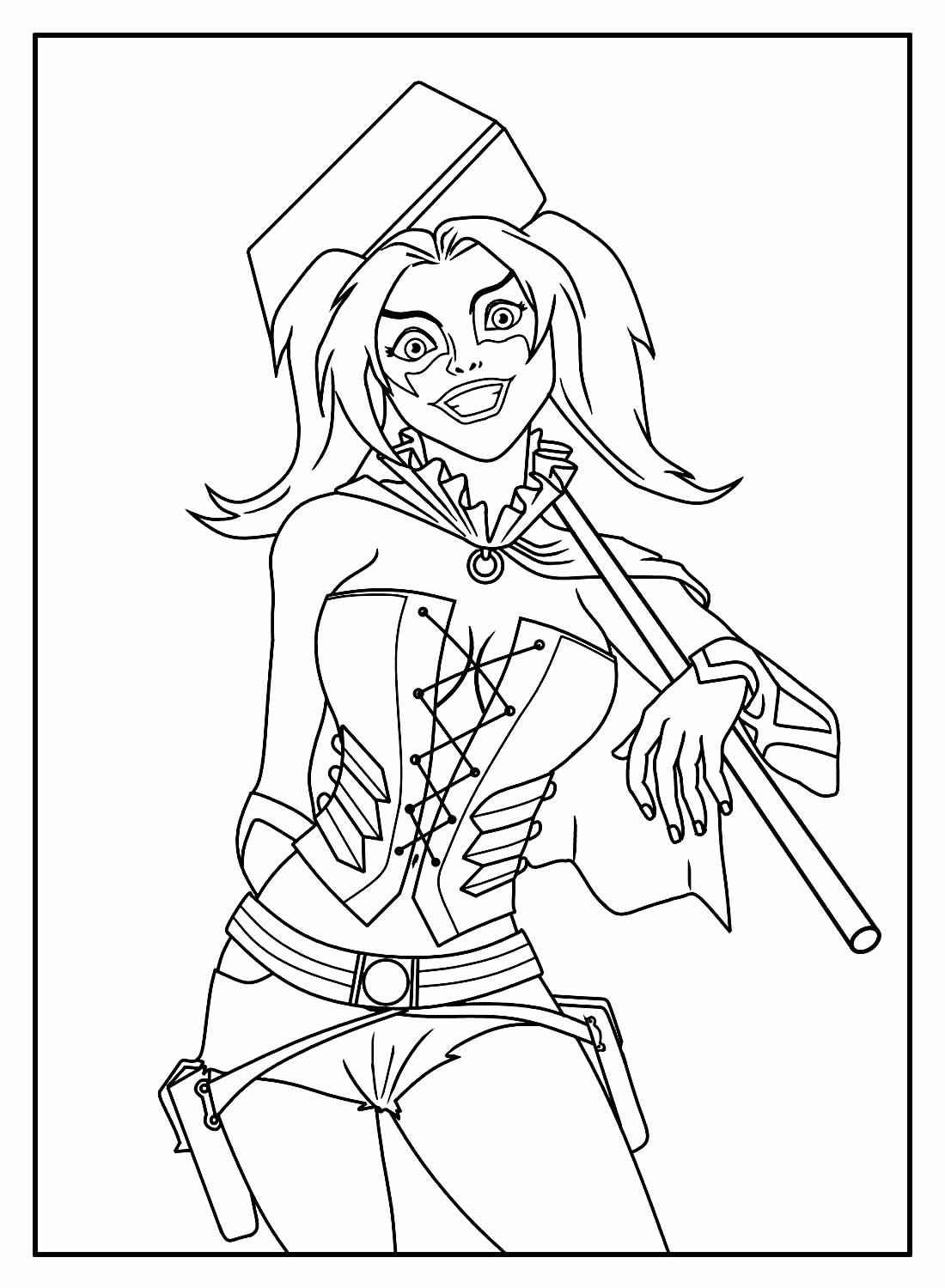 Harley Quinn Ausmalbilder 736