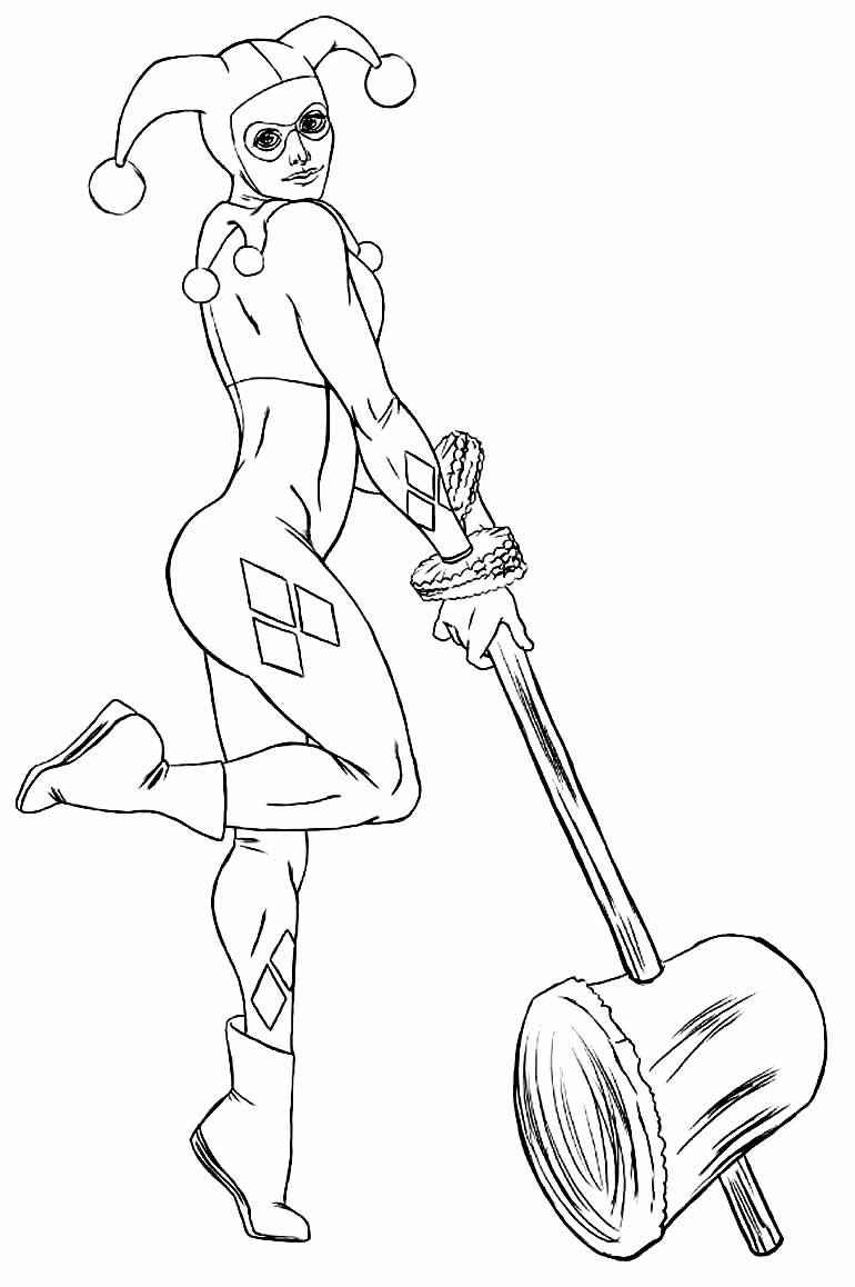 Harley Quinn Ausmalbilder 798