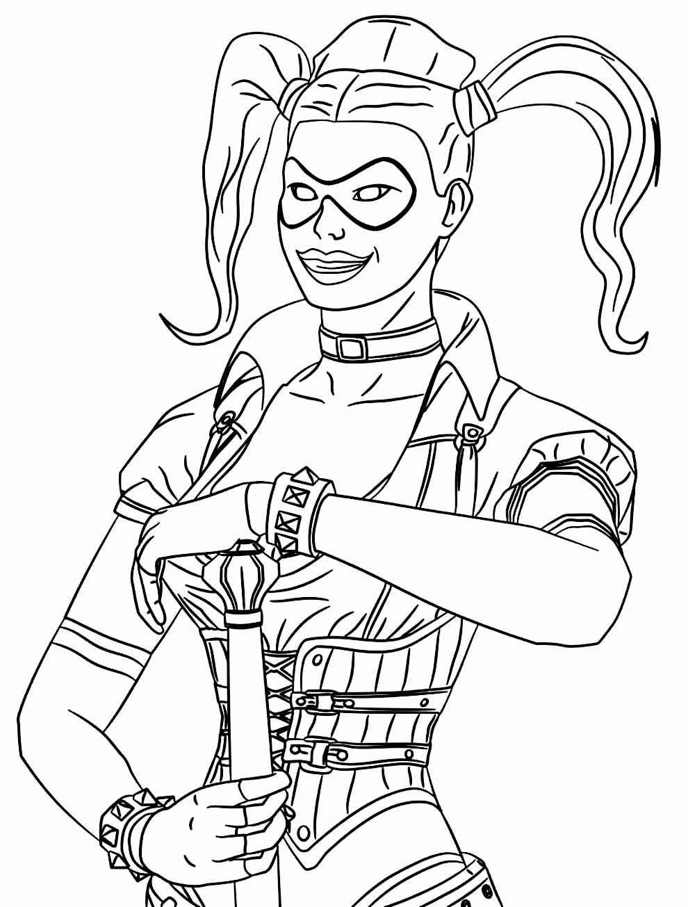 Harley Quinn Ausmalbilder 949