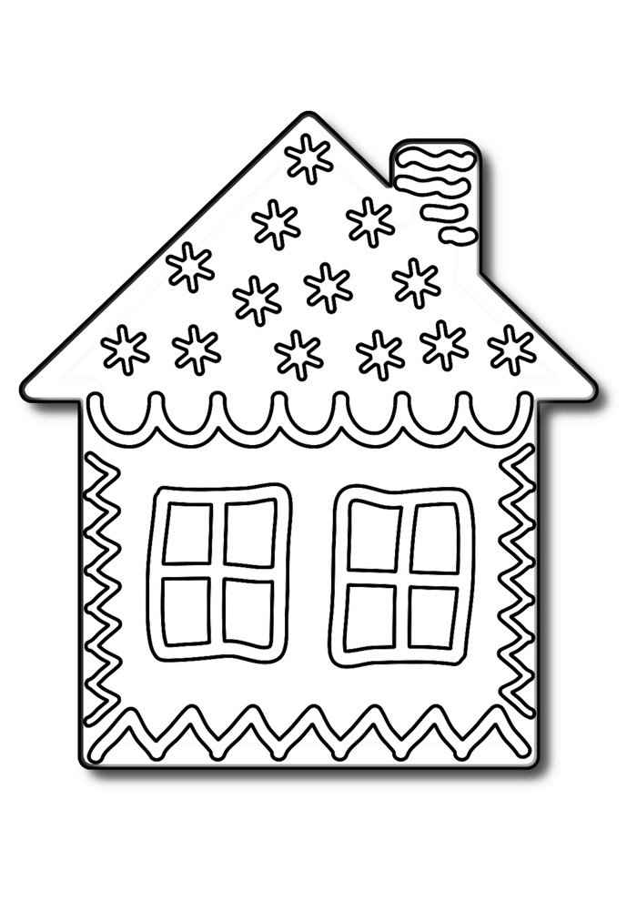 Häuser Ausmalbilder 084