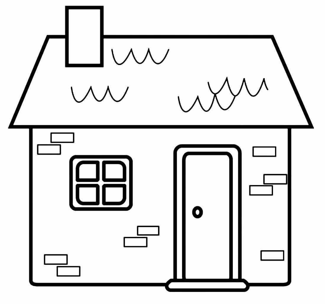 Häuser Ausmalbilder 172