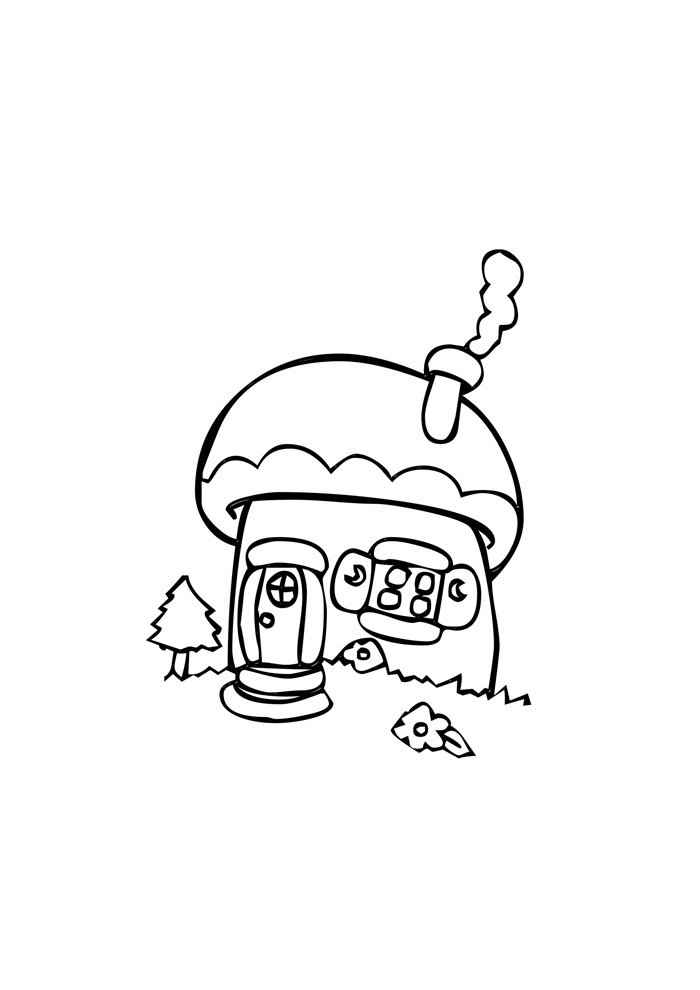 Häuser Ausmalbilder 382