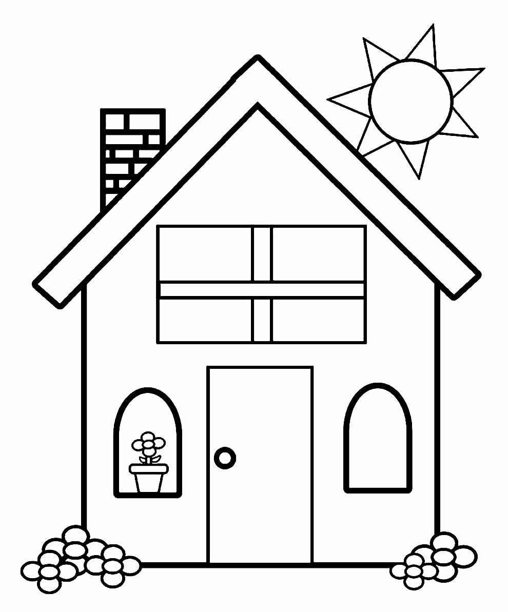 Häuser Ausmalbilder 423