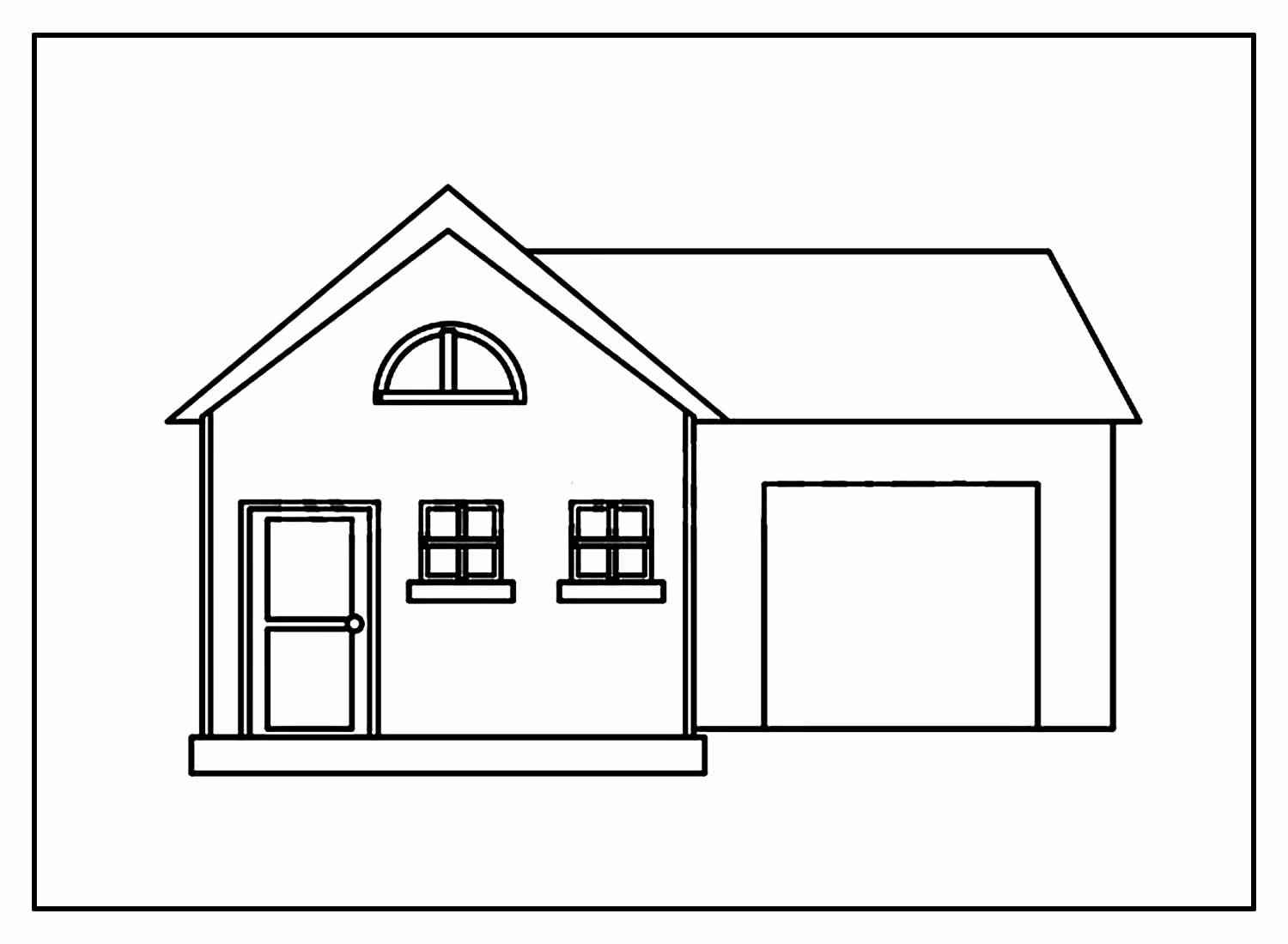 Häuser Ausmalbilder 687