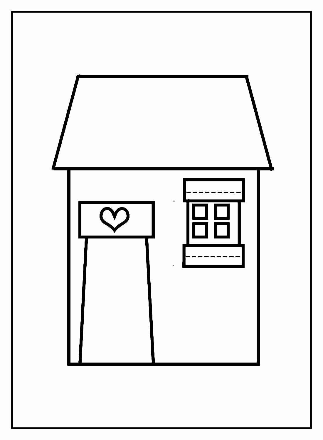 Häuser Ausmalbilder 742