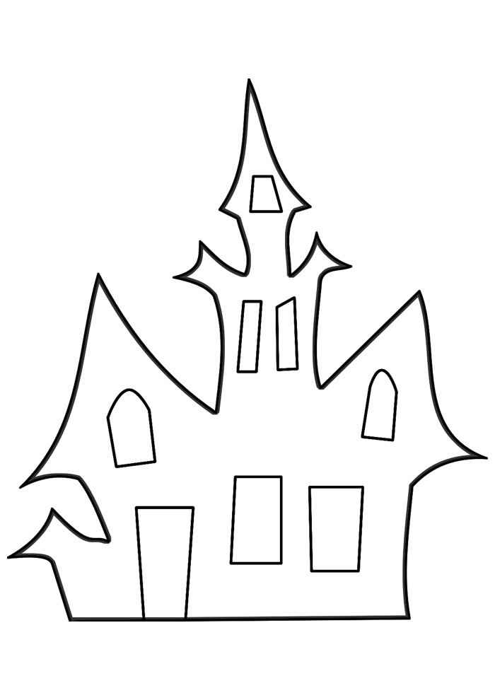 Häuser Ausmalbilder 922