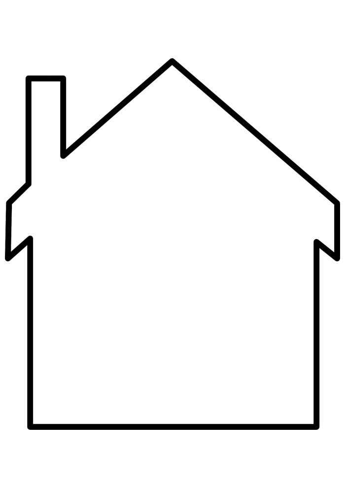 Häuser Ausmalbilder 932