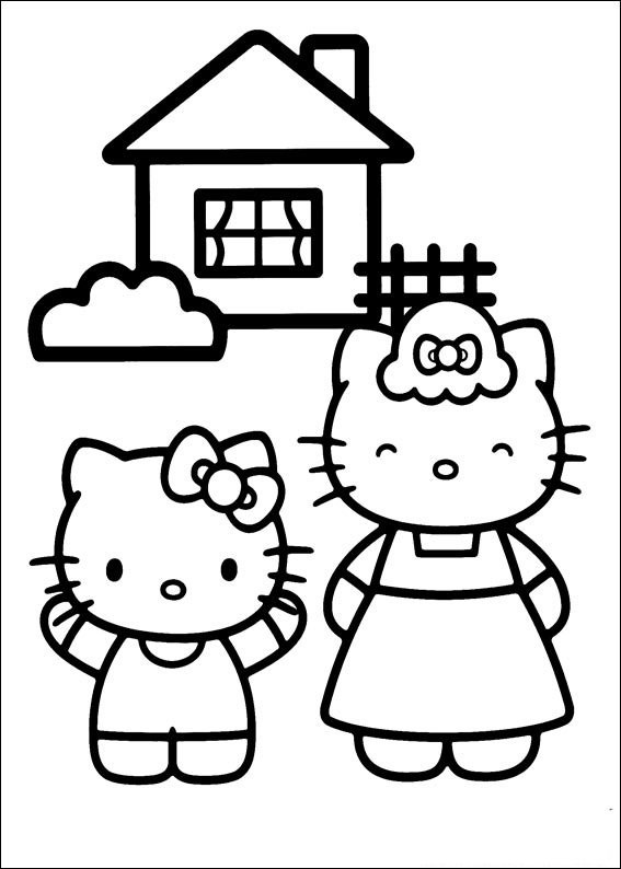 Hello Kitty Ausmalbilder 035