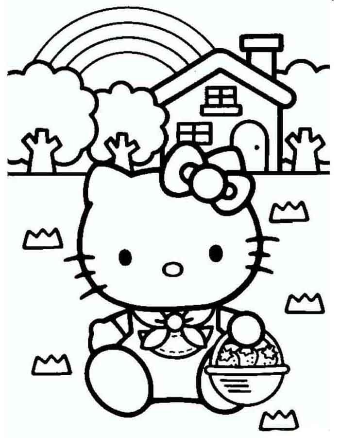 Hello Kitty Ausmalbilder 048