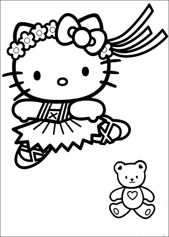 Hello Kitty Ausmalbilder 067