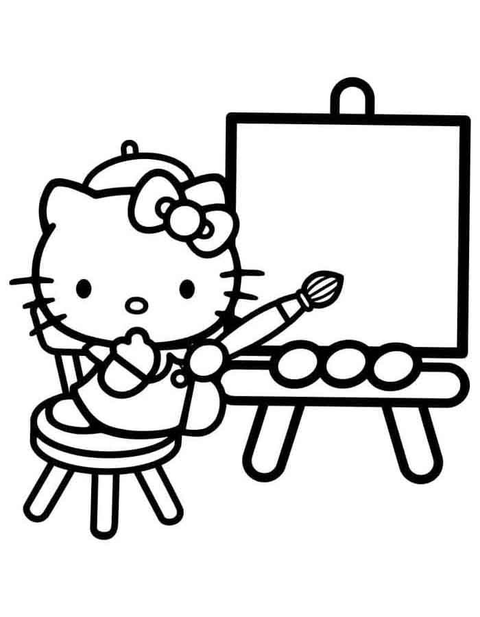 Hello Kitty Ausmalbilder 166