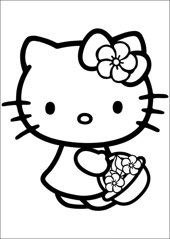 Hello Kitty Ausmalbilder 424