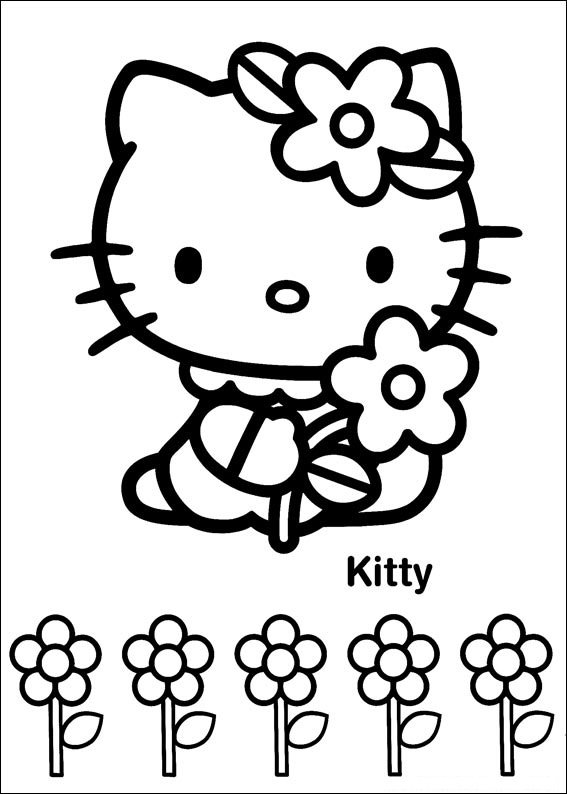 Hello Kitty Ausmalbilder 513