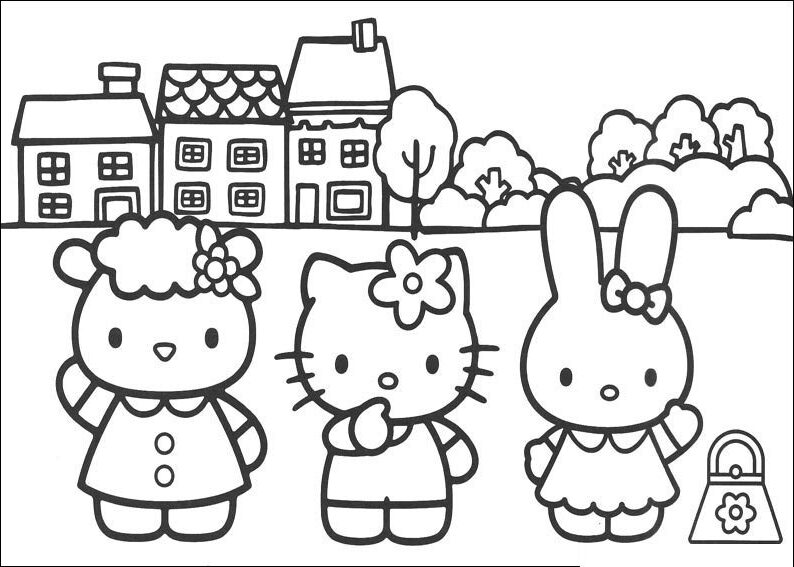 Hello Kitty Ausmalbilder 589