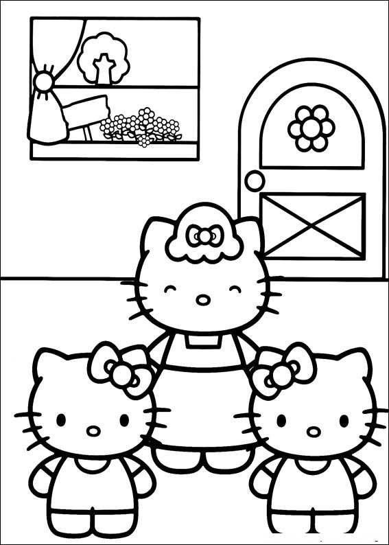 Hello Kitty Ausmalbilder 752