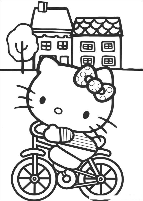 Hello Kitty Ausmalbilder 849