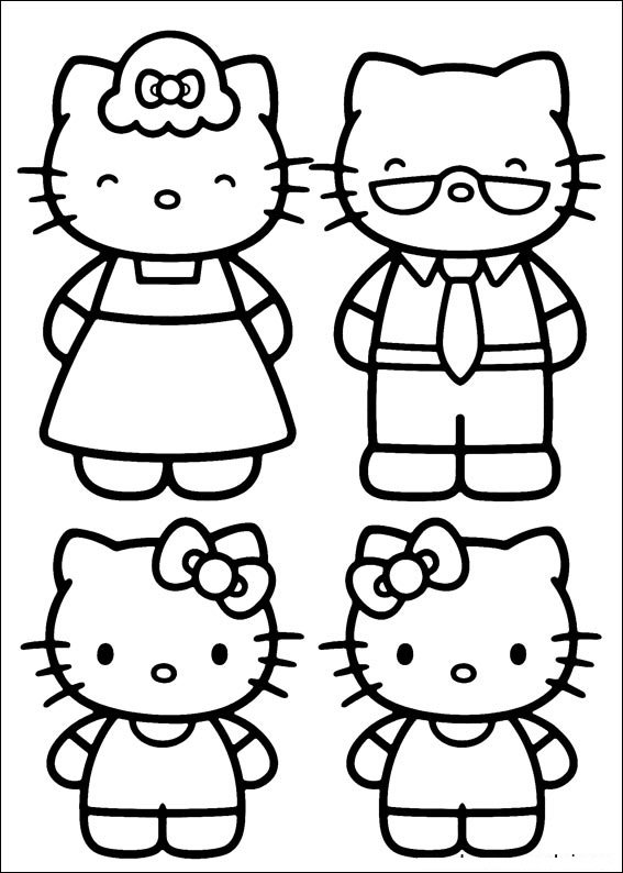 Hello Kitty Ausmalbilder 859