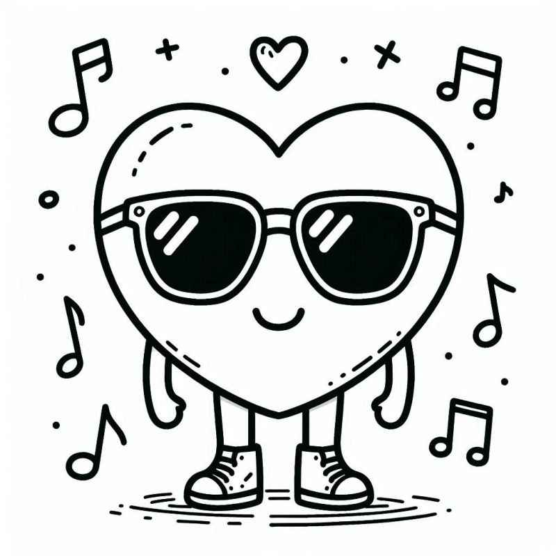 Herz Ausmalbilder 149