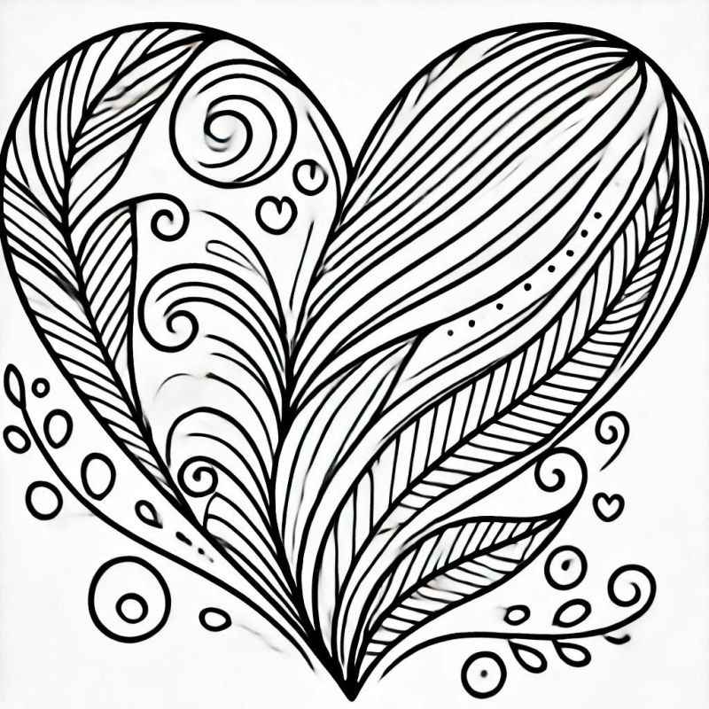 Herz Ausmalbilder 338