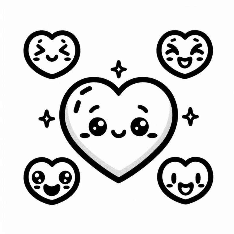 Herz Ausmalbilder 343