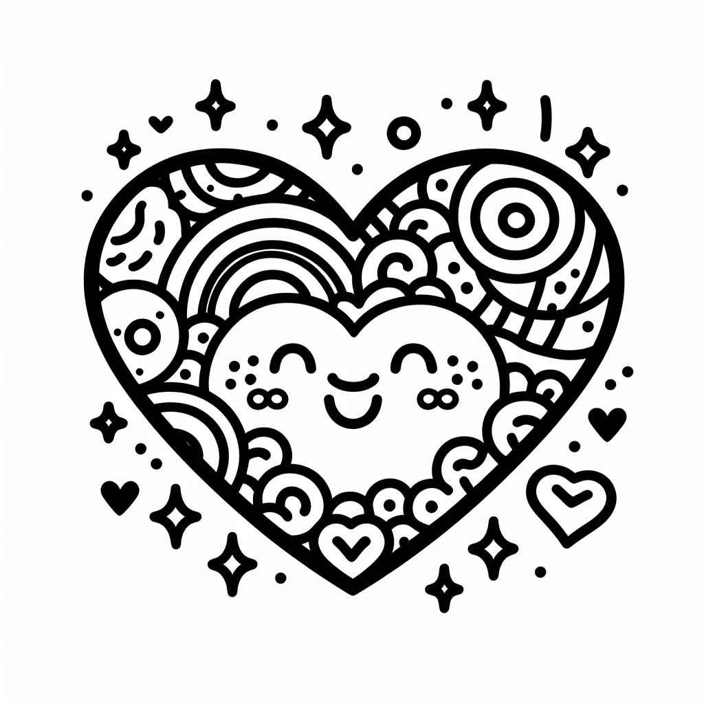Herz Ausmalbilder 397