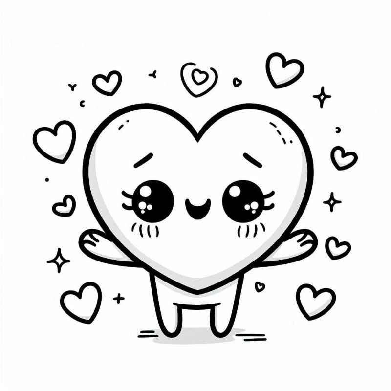 Herz Ausmalbilder 451