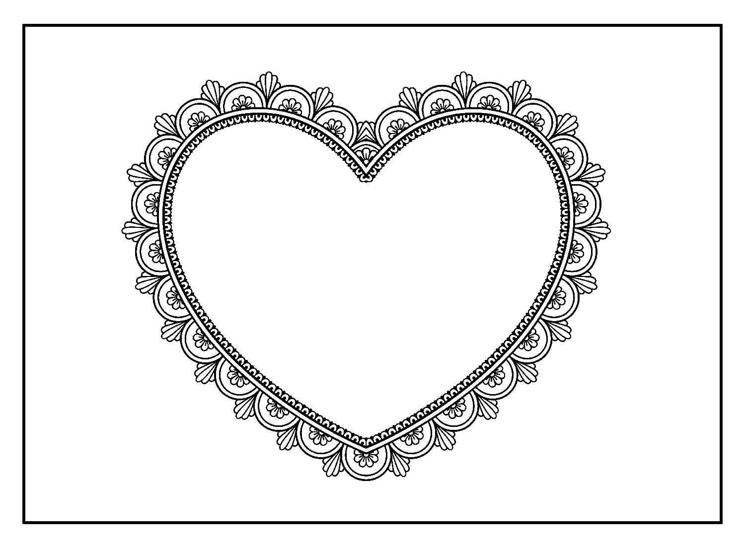 Herz Ausmalbilder 483