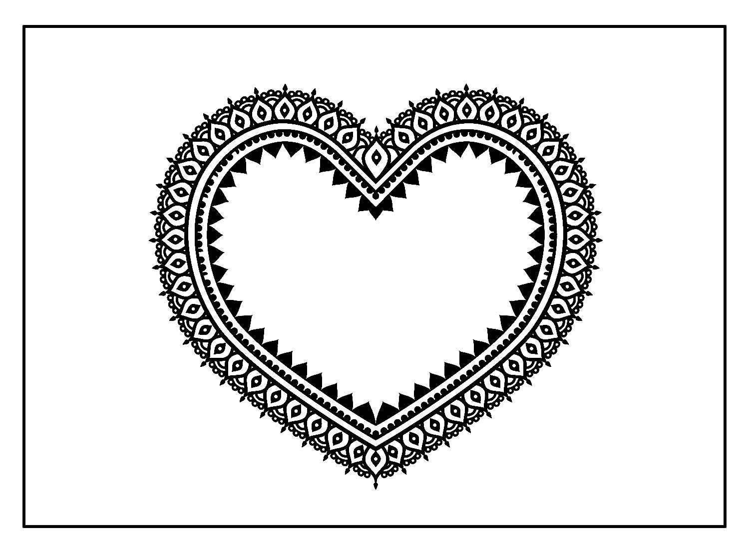 Herz Ausmalbilder 497