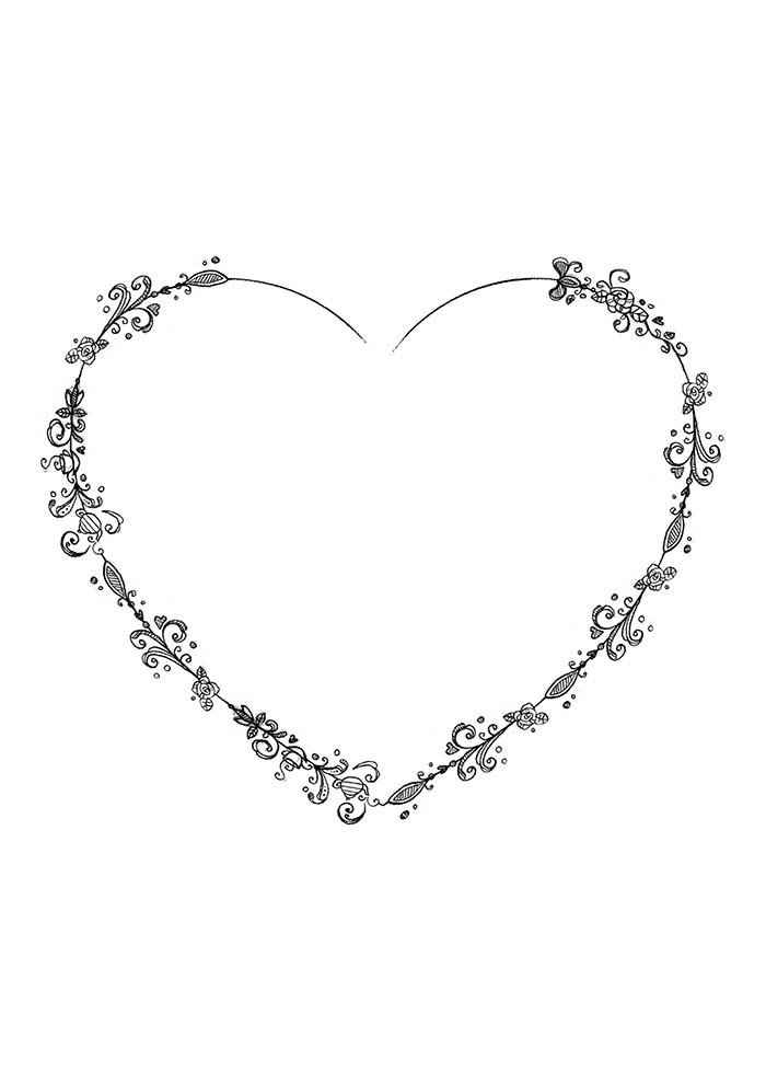 Herz Ausmalbilder 655